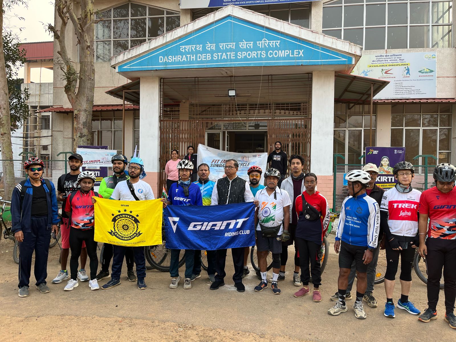 Sundays on cycle  Organised by KISCE, Agartala  under Youth Affairs & Sports, Govt. of Tripura