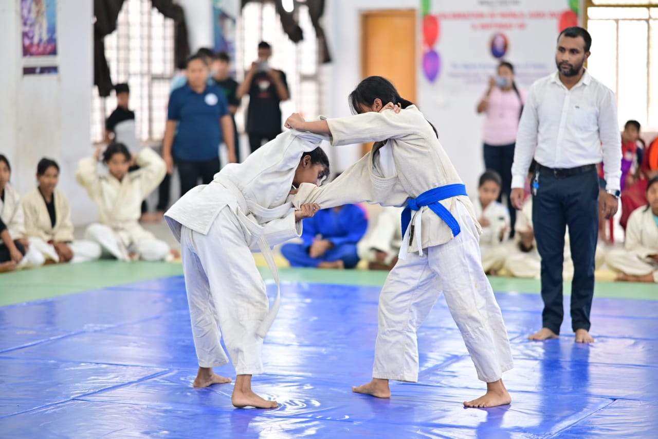 ASMITA CITY LEAGUE 2025 Women's Judo Championship! Organized by Khelo India under DYAS, at NSRCC Building, Agartala on May 3, 2025.