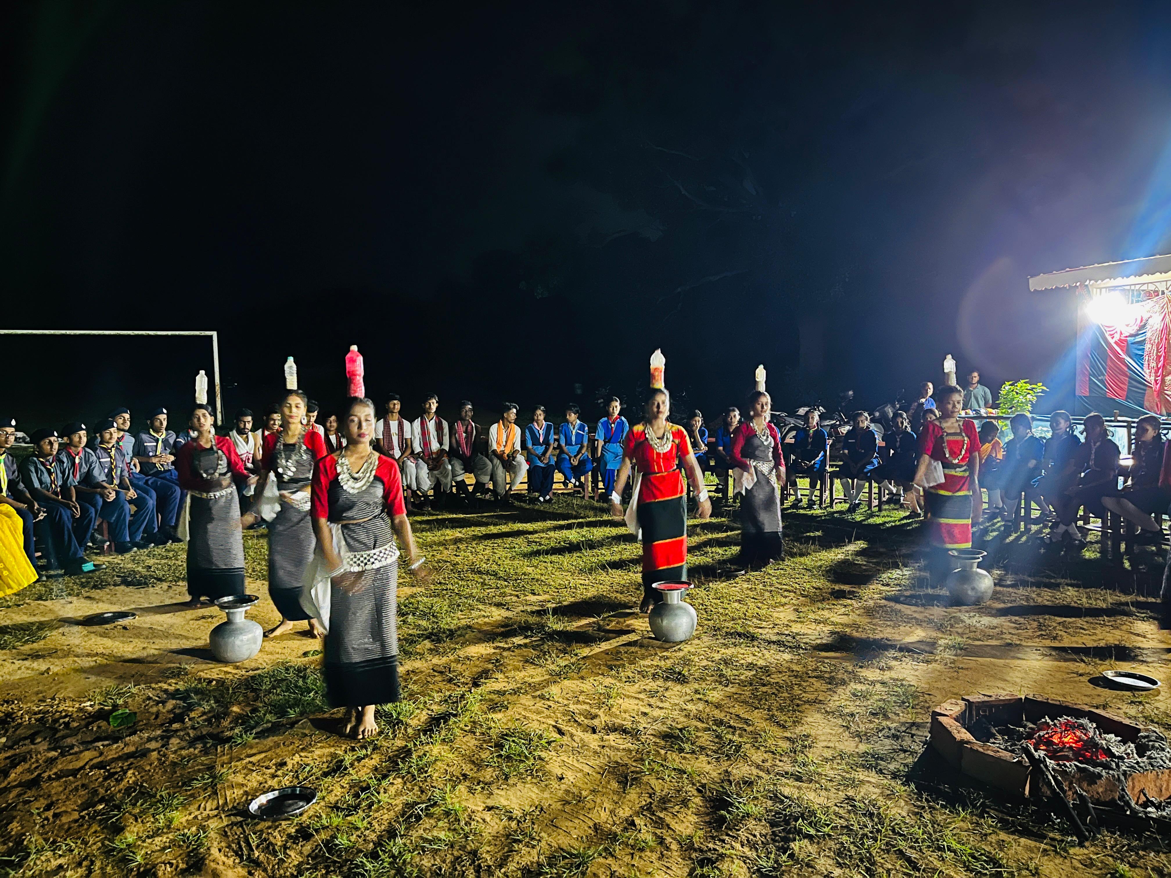 The Grand Camp Fire and Closing Ceremony of 5 days Preparatory cum Selection camp graced by Shri L. Darlong, Director, Youth Affairs & Sports, Govt. of Tripura at Old Agartala Government Degree College premises on 29th July, 2025.