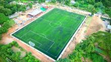 Inauguration of Synthetic Turf Football Ground at Jampuijala