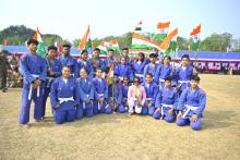 Judo demonstration in 76th Republic day held in Assam Riffle Ground