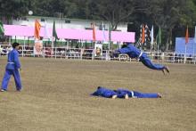 Judo demonstration in 76th Republic day held in Assam Riffle Ground