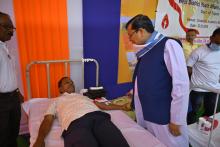 Blood Donation Camp 2025 organized by west district YAS office
