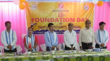 Celebration of 26th foundation Day of Tripura sports school Badharghat in prresence of Sri Lalneithuama Darlong,Director Youth Affairs & Sports